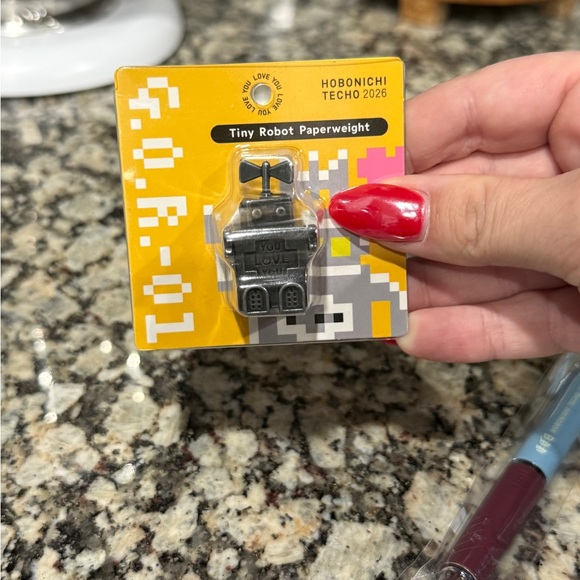 2026 Hobonichi Pen & Robot Paperweight - Picture 3 of 3